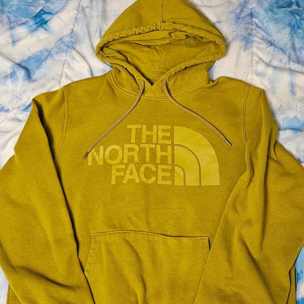 The North Face Mens Sulphuric Moss/Tonal Half Dome Hoodie Pullover Size M